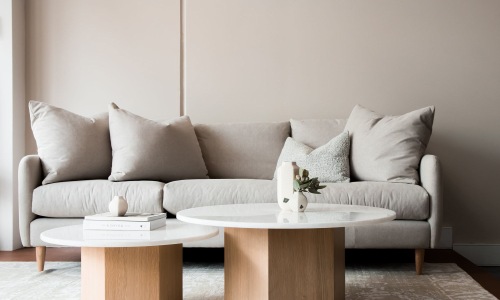 Beautiful living areas to match your lifestyle a white couch with a coffee table